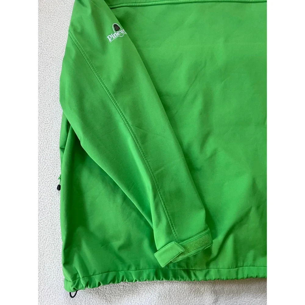 Clique Mens 2XL Softshell Jacket Green Pinewild Country Club Logo Pinehurst‎ NC
